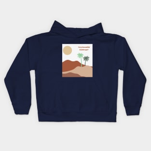 Abstract Desert Landscape Kids Hoodie